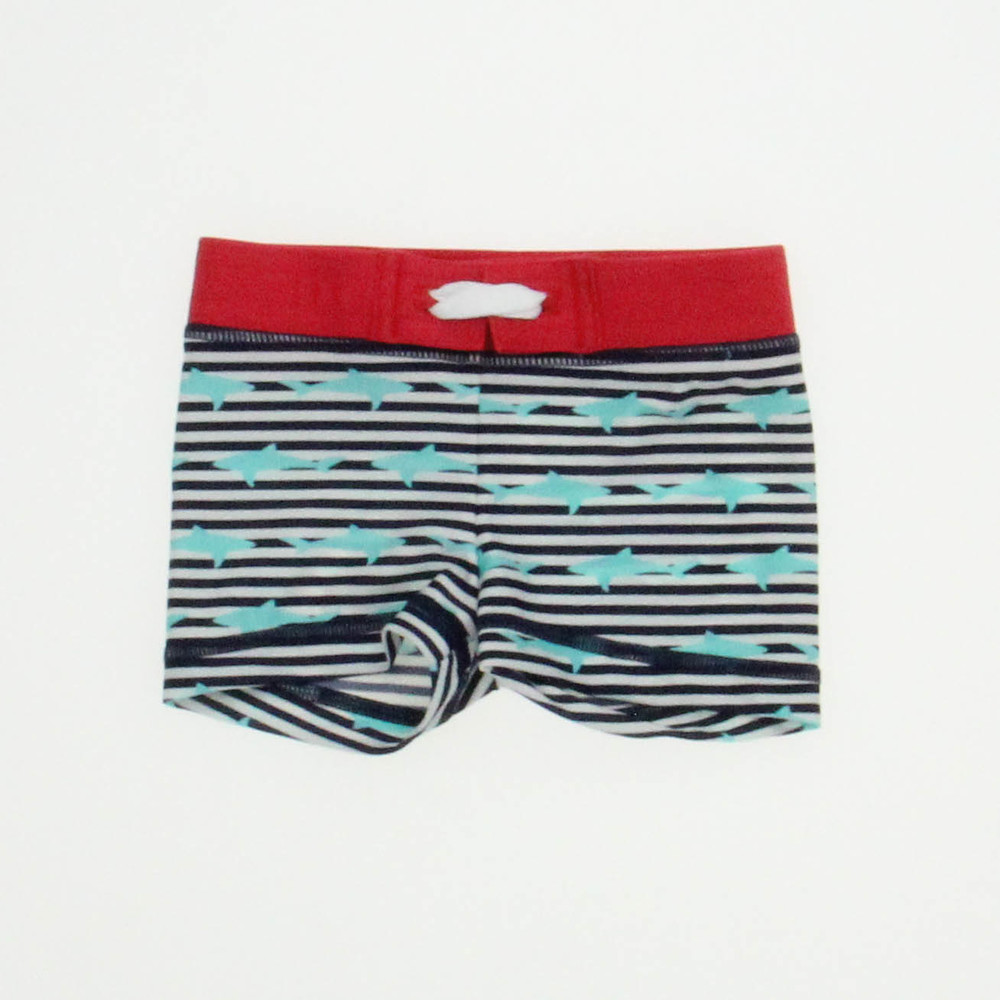 Unkown Boys Stripes | Sharks 1-piece Swimsuit size: 3-6 Months